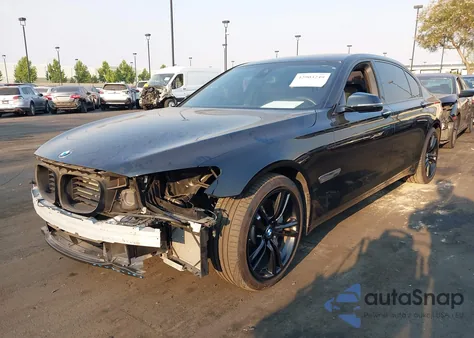 2013 BMW 750Li from USA, damaged, VIN WBAYE8C52DD132201